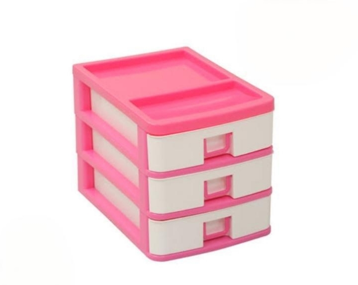 DTC 02- PLASTIC TABLE DRAWER CUPBOARD